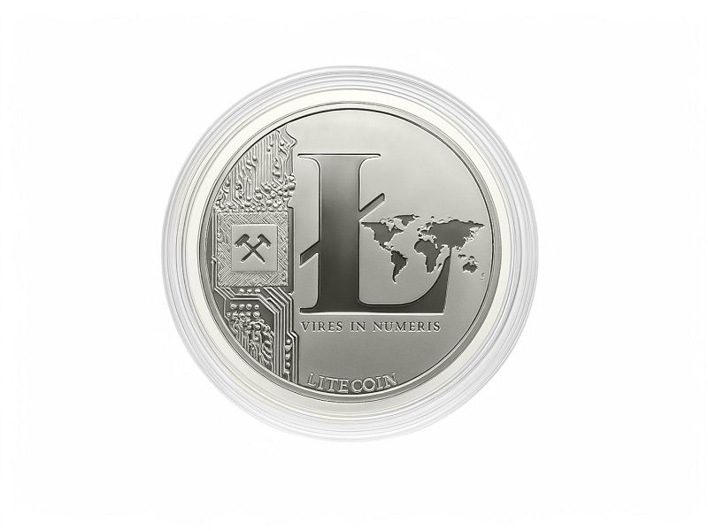 Srebrna moneta kolekcjonerska Litecoin LTC