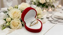 Obrączki ślubne złoto srebrne fazowane forever love stal chirurgiczna 316L 4mm para KO59 - 6