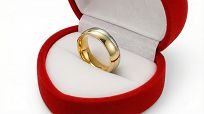 Złote klasyczne obrączki ślubne Blackberry® stal 316L para KO26 - 4