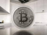 Srebrna moneta kolekcjonerska Bitcoin BTC - 2